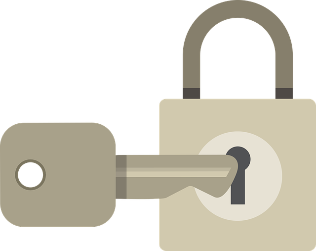 Secure lock symbol